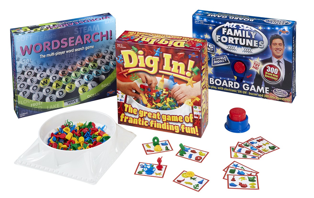 Dig In!, Wordsearch and Family Fortunes from Drumond Park